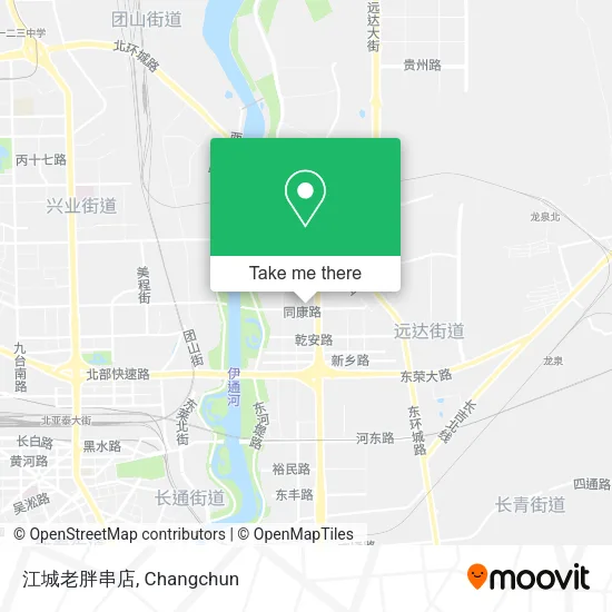 江城老胖串店 map