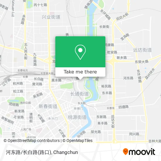 河东路/长白路(路口) map