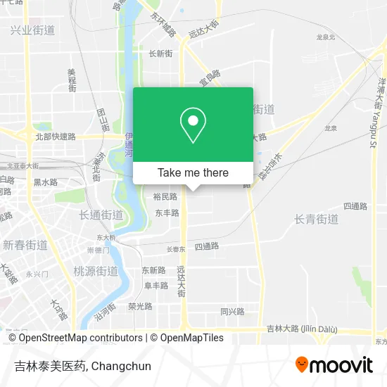 吉林泰美医药 map