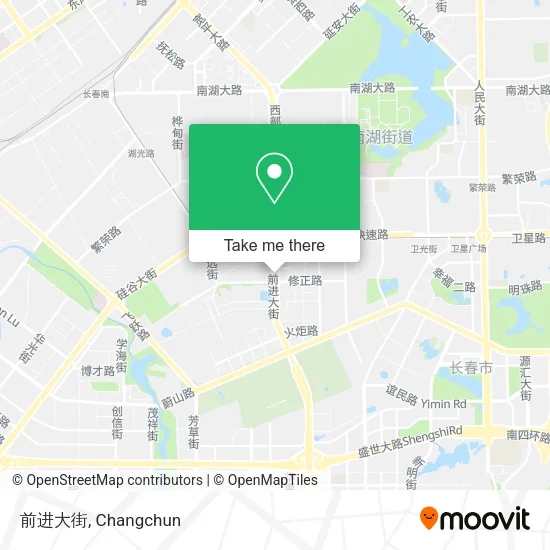 前进大街 map