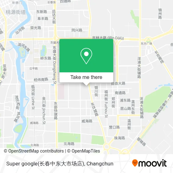Super google(长春中东大市场店) map