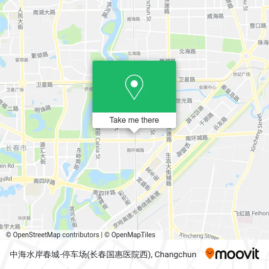 中海水岸春城-停车场(长春国惠医院西) map