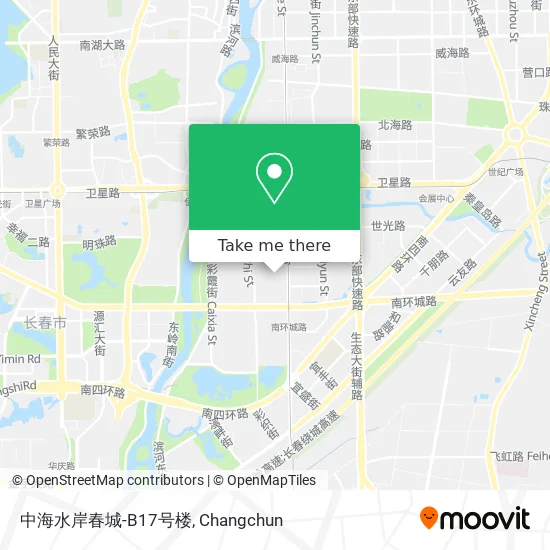 中海水岸春城-B17号楼 map