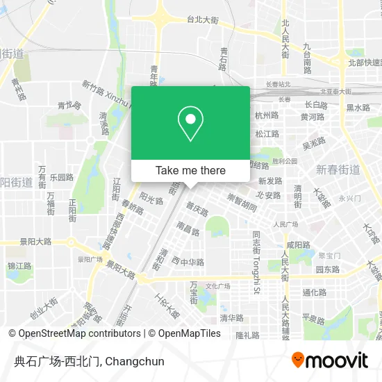 典石广场-西北门 map