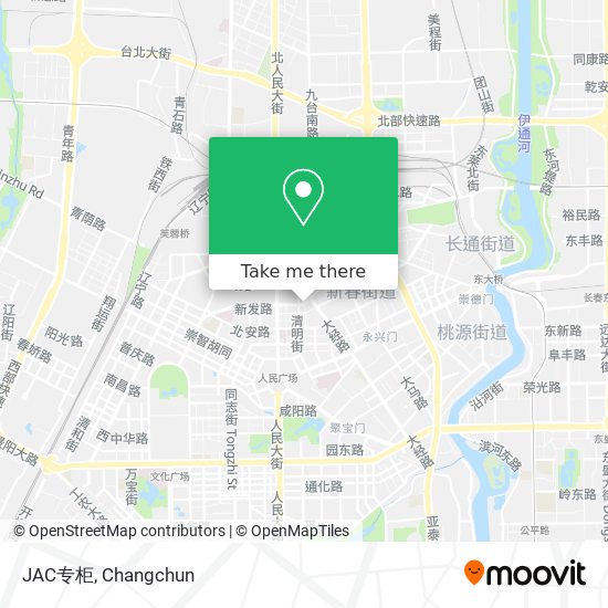 JAC专柜 map