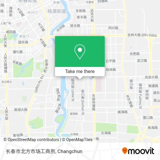 长春市北方市场工商所 map