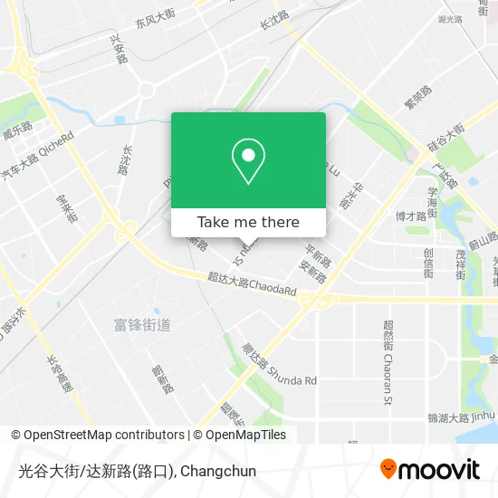 光谷大街/达新路(路口) map