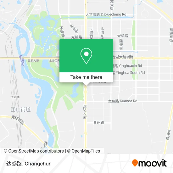 达盛路 map