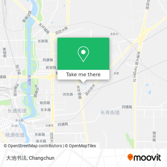 大池书法 map