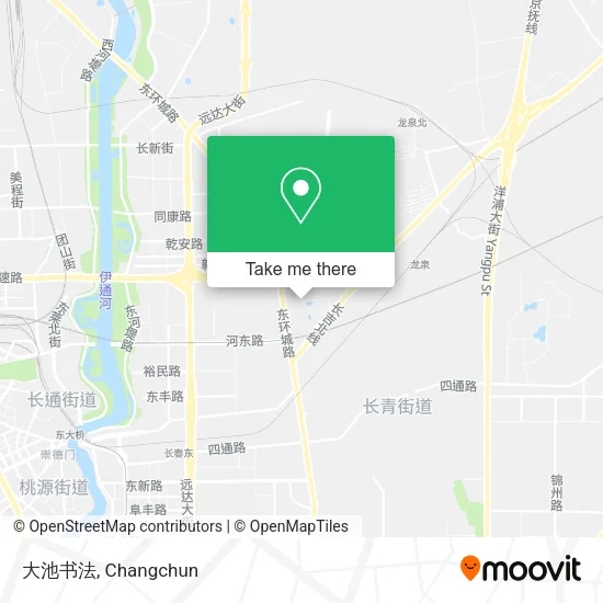 大池书法 map