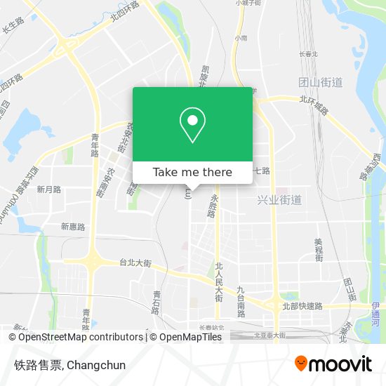 铁路售票 map