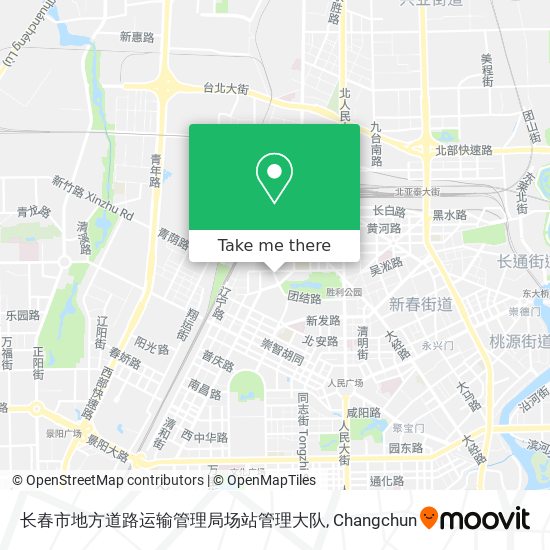 长春市地方道路运输管理局场站管理大队 map