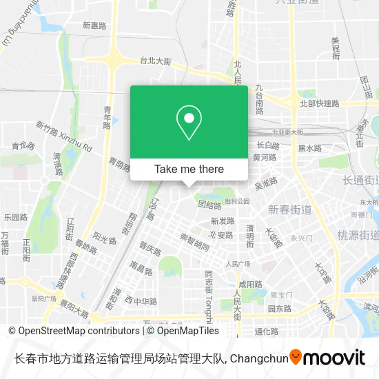 长春市地方道路运输管理局场站管理大队 map