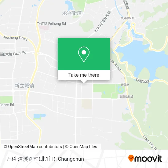 万科·潭溪别墅(北1门) map