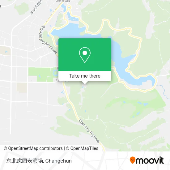 东北虎园表演场 map