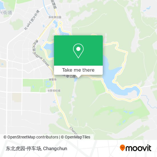 东北虎园-停车场 map