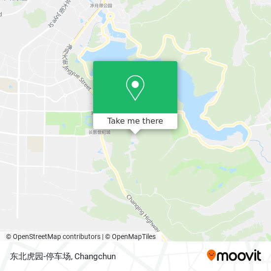 东北虎园-停车场 map