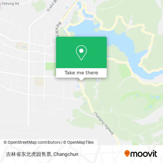 吉林省东北虎园售票 map