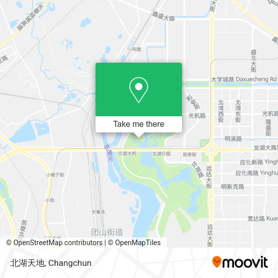 北湖天地 map