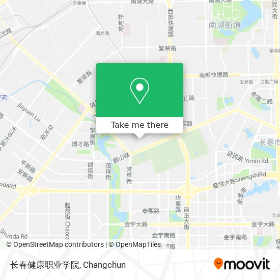 长春健康职业学院 map