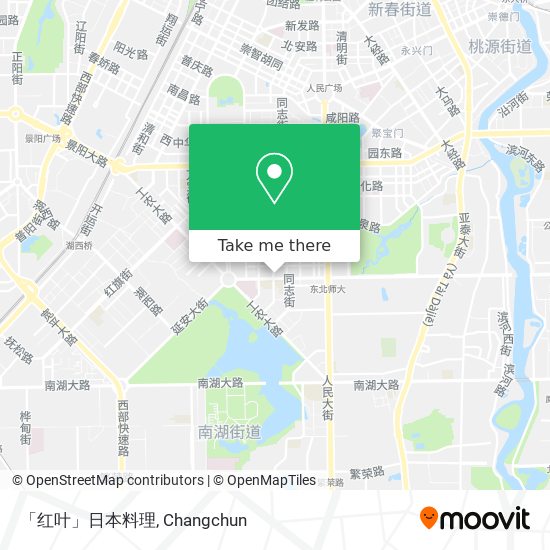「红叶」日本料理 map