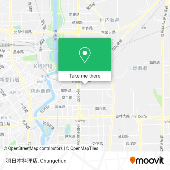 羽日本料理店 map