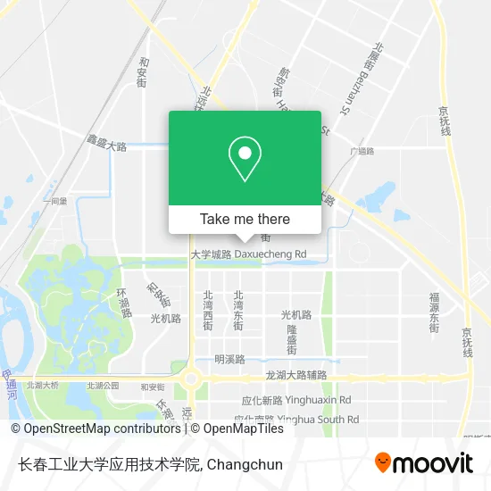 长春工业大学应用技术学院 map