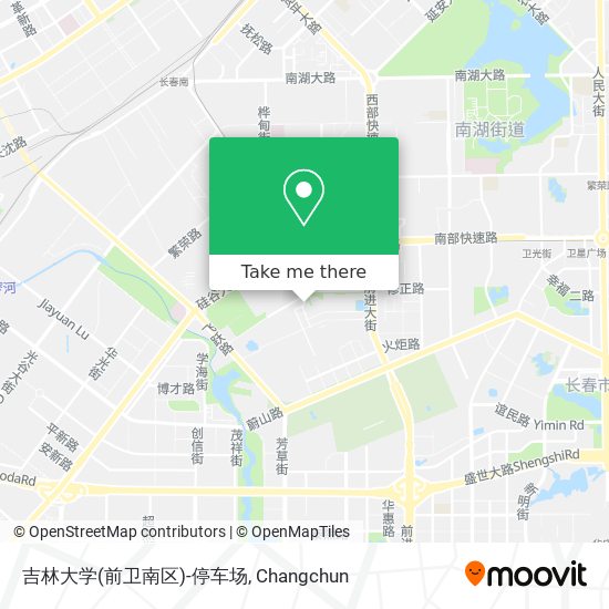 吉林大学(前卫南区)-停车场 map