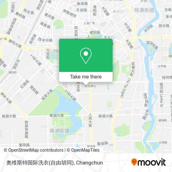 奥维斯特国际洗衣(自由胡同) map
