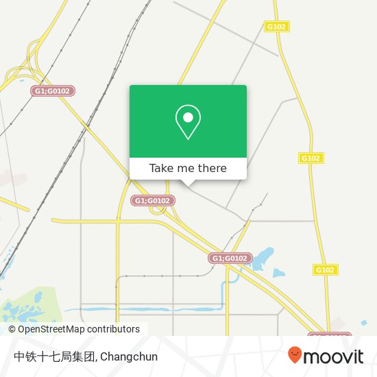 中铁十七局集团 map