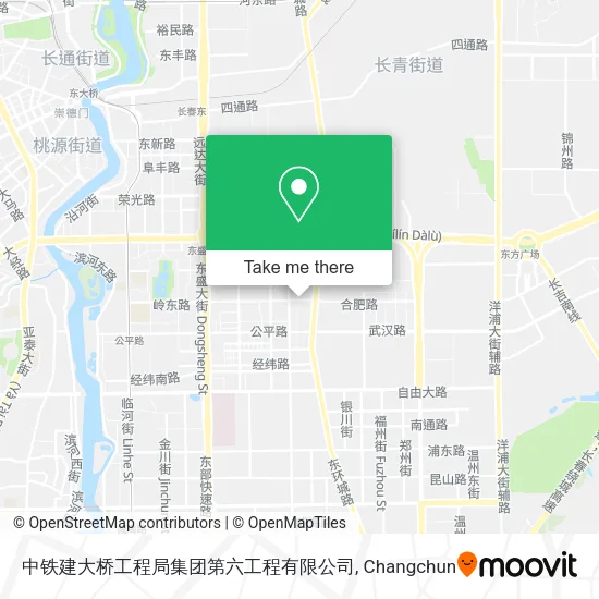 中铁建大桥工程局集团第六工程有限公司 map
