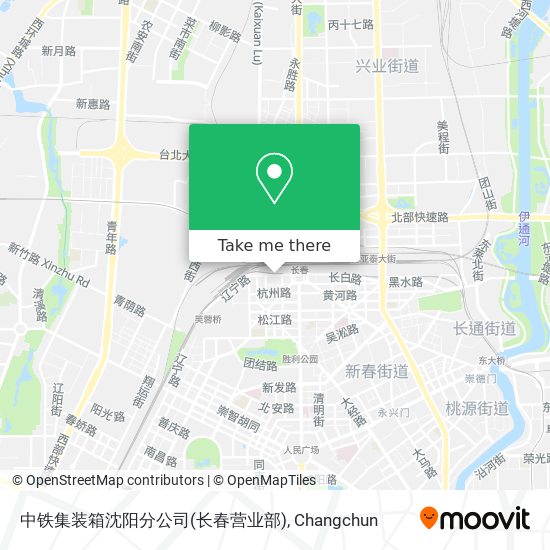 中铁集装箱沈阳分公司(长春营业部) map