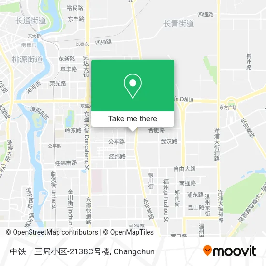 中铁十三局小区-2138C号楼 map
