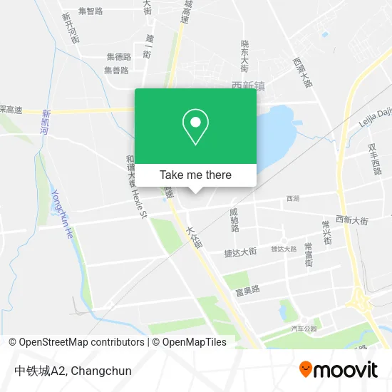 中铁城A2 map