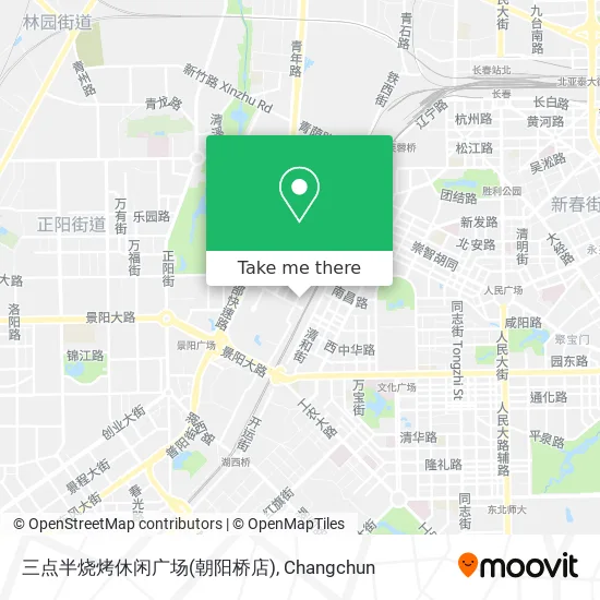 三点半烧烤休闲广场(朝阳桥店) map