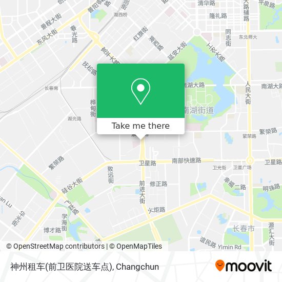 神州租车(前卫医院送车点) map