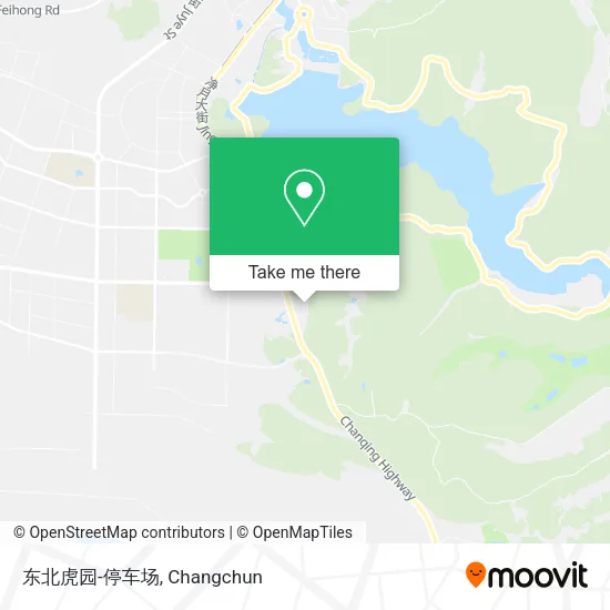 东北虎园-停车场 map