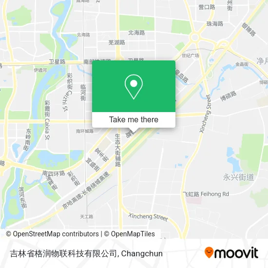 吉林省格润物联科技有限公司 map