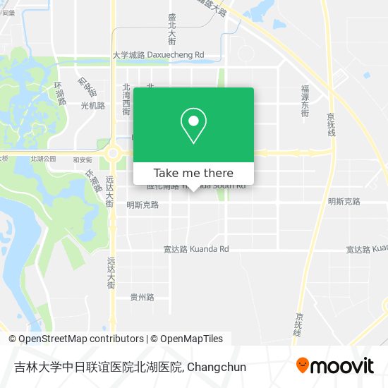 吉林大学中日联谊医院北湖医院 map