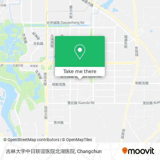 吉林大学中日联谊医院北湖医院 map