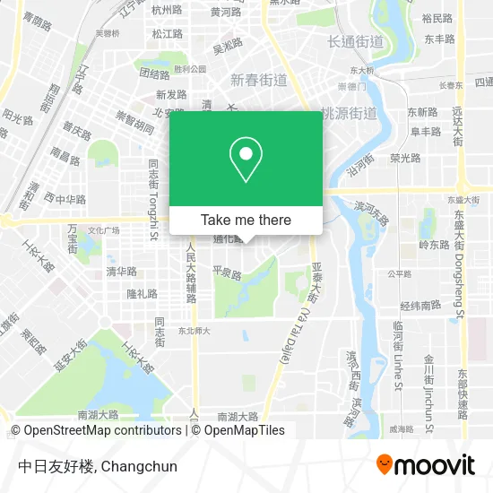 中日友好楼 map