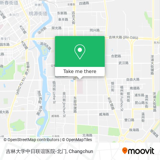 吉林大学中日联谊医院-北门 map