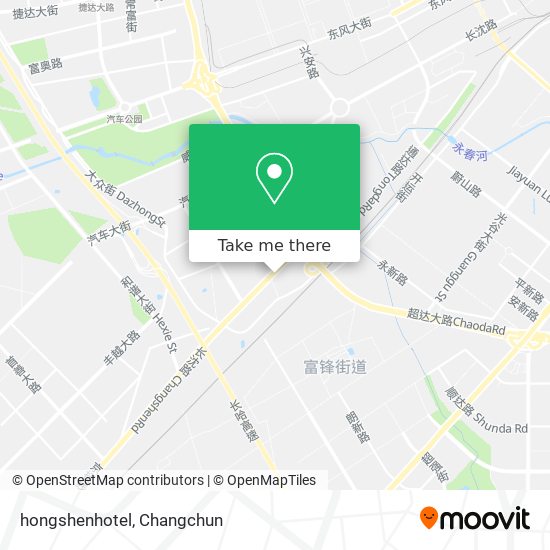 hongshenhotel map