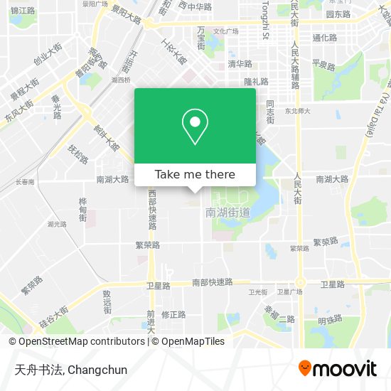 天舟书法 map