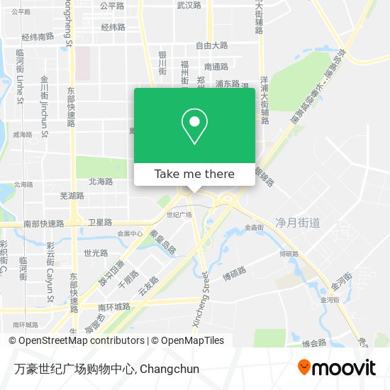 万豪世纪广场购物中心 map