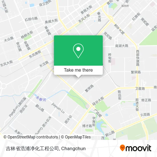 吉林省浩浦净化工程公司 map