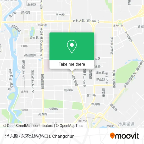 浦东路/东环城路(路口) map