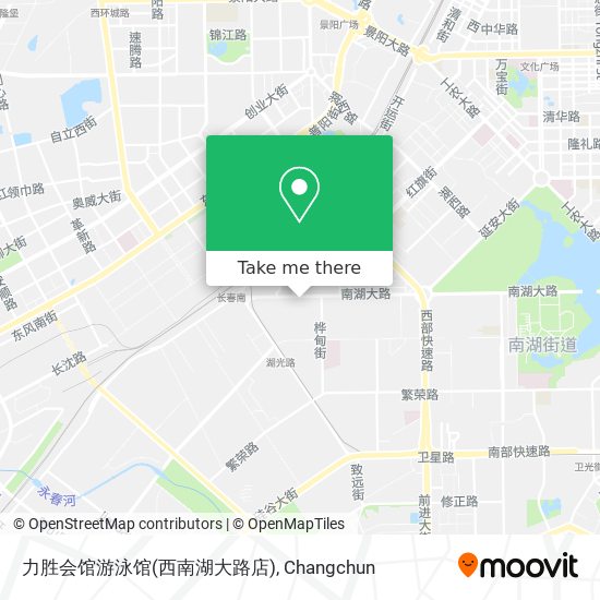 力胜会馆游泳馆(西南湖大路店) map