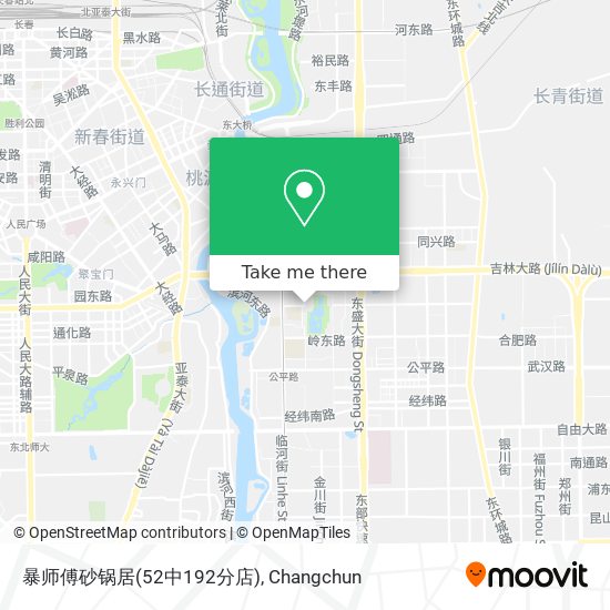 暴师傅砂锅居(52中192分店) map