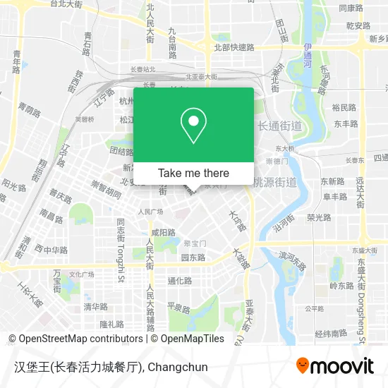 汉堡王(长春活力城餐厅) map